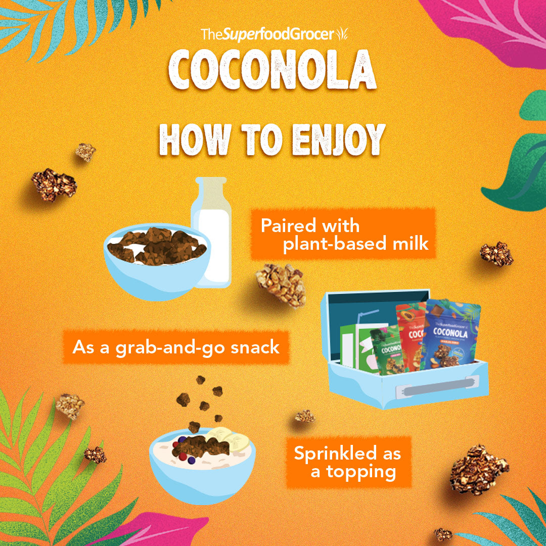 Coconola Vegan Granola Clusters Tropical Medley