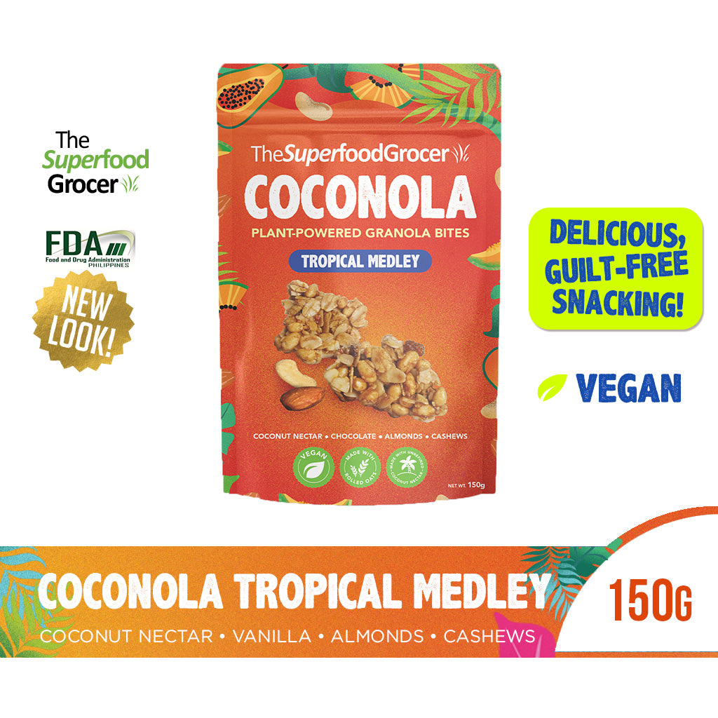 Coconola Vegan Granola Clusters Tropical Medley