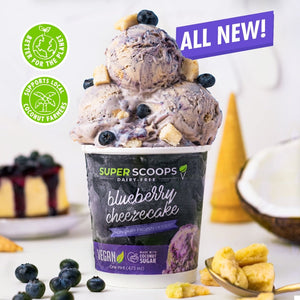 Super Scoops Blueberry Cheezecake Vegan Ice Cream Philippines