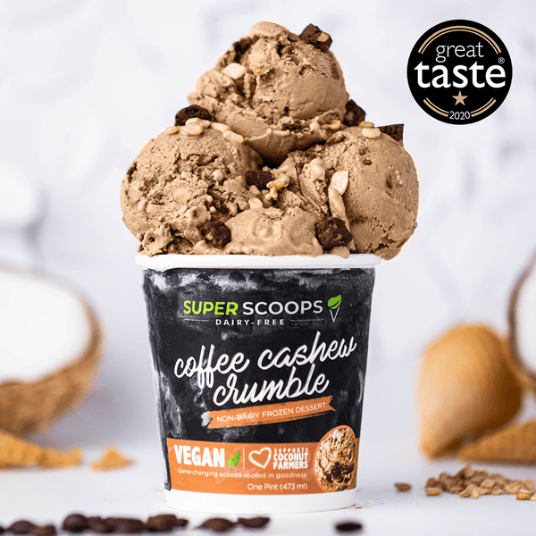 Super Scoops Coffee Cashew Crumble Vegan Ice Cream Philippines The Superfood Grocer Philippines