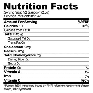 Organic Camu Camu Berry Philippines Nutrition Facts