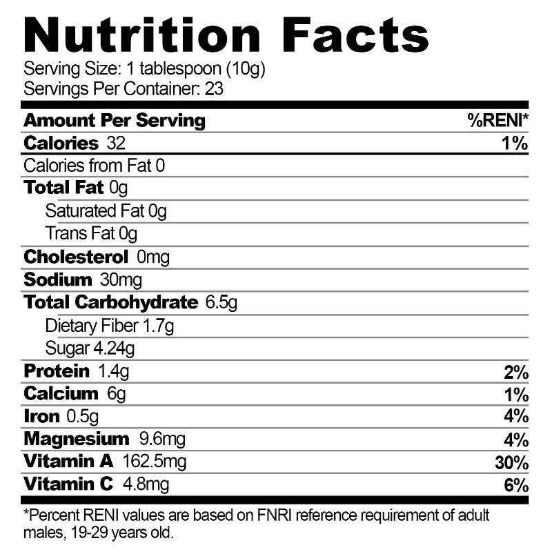 Goji Berries Philippines Nutrition Facts