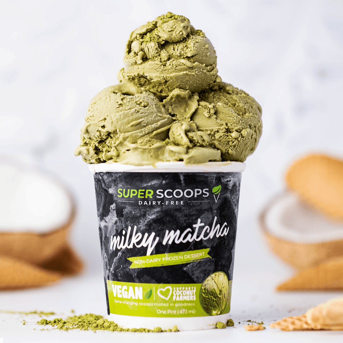 Triple Scoop Ice Cream Mix, Premium Vanilla, starter for use with home ice  cream maker, non-gmo, no artificial colors or flavors, ready in under 30